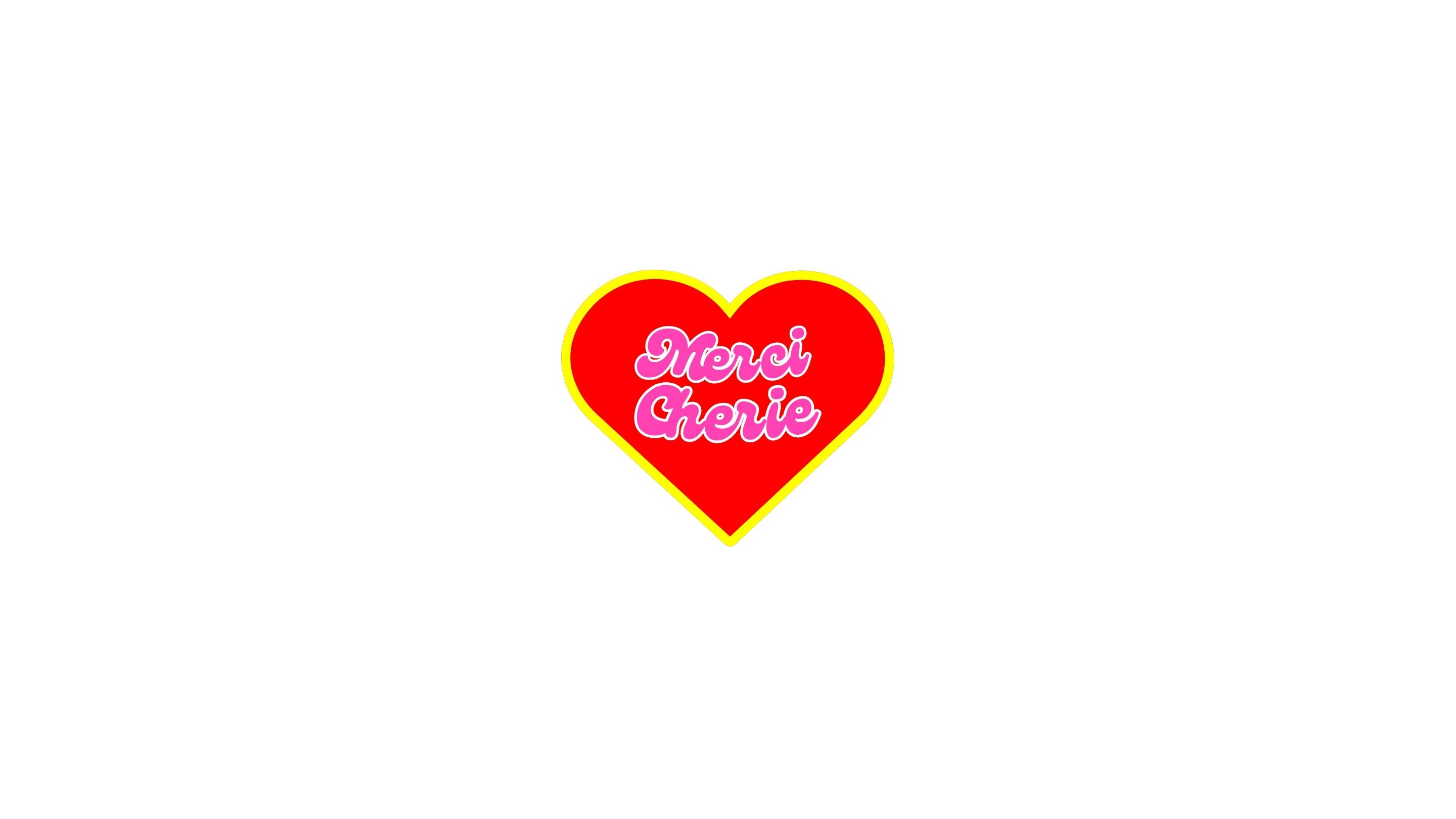 Bügelbild - mercie cherie