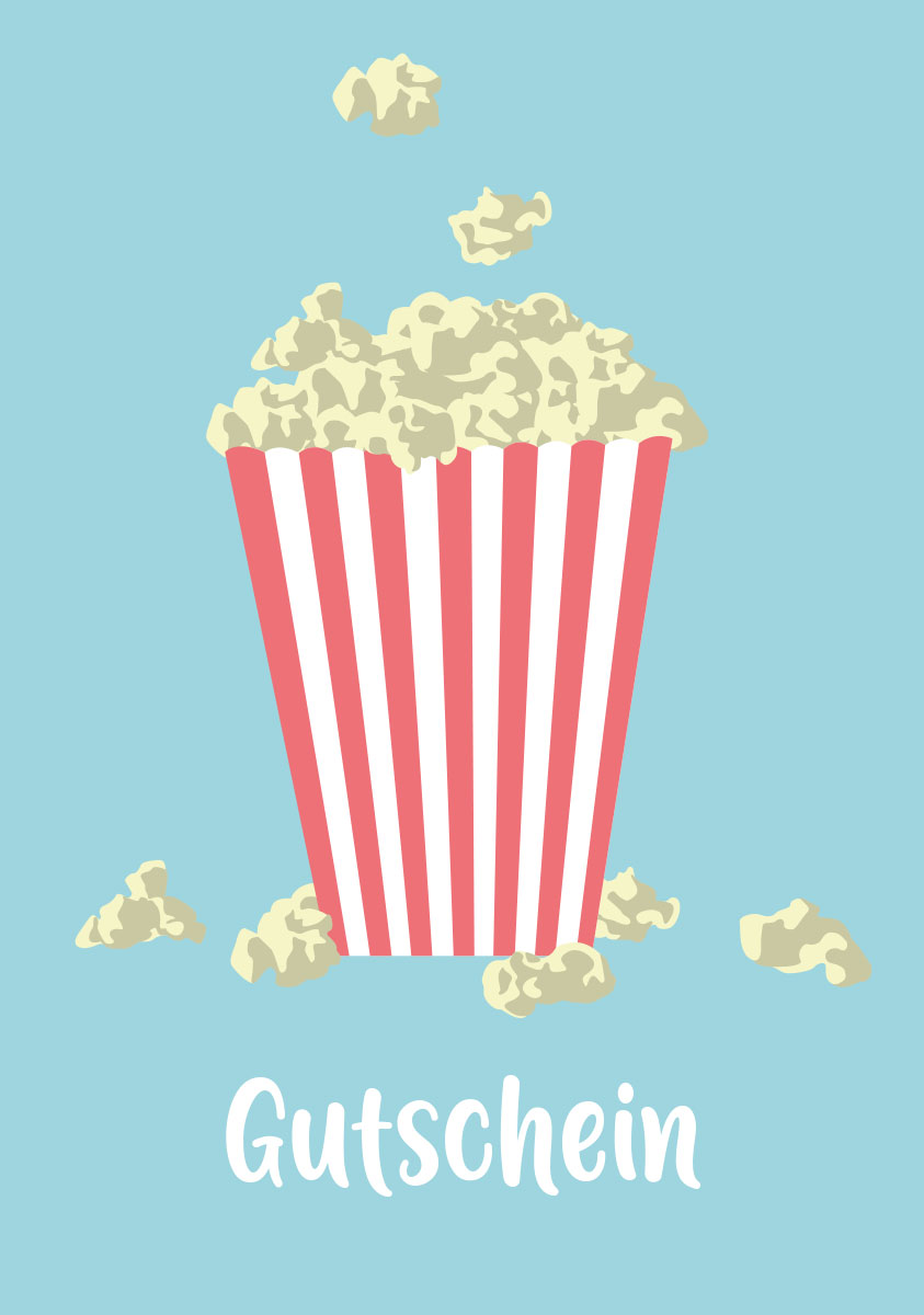 Postkarte - luminous - Pop Corn Guschein Postkarte - luminous - Pop Corn Guschein