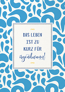 Postkarte - La Card - Irgendwann