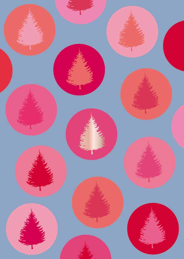 Postcard - Toni Starck - Tree Dots