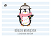 Geschenkanhänger - Pinguin, Lichterkette Geschenkanhänger - Pinguin, Lichterkette