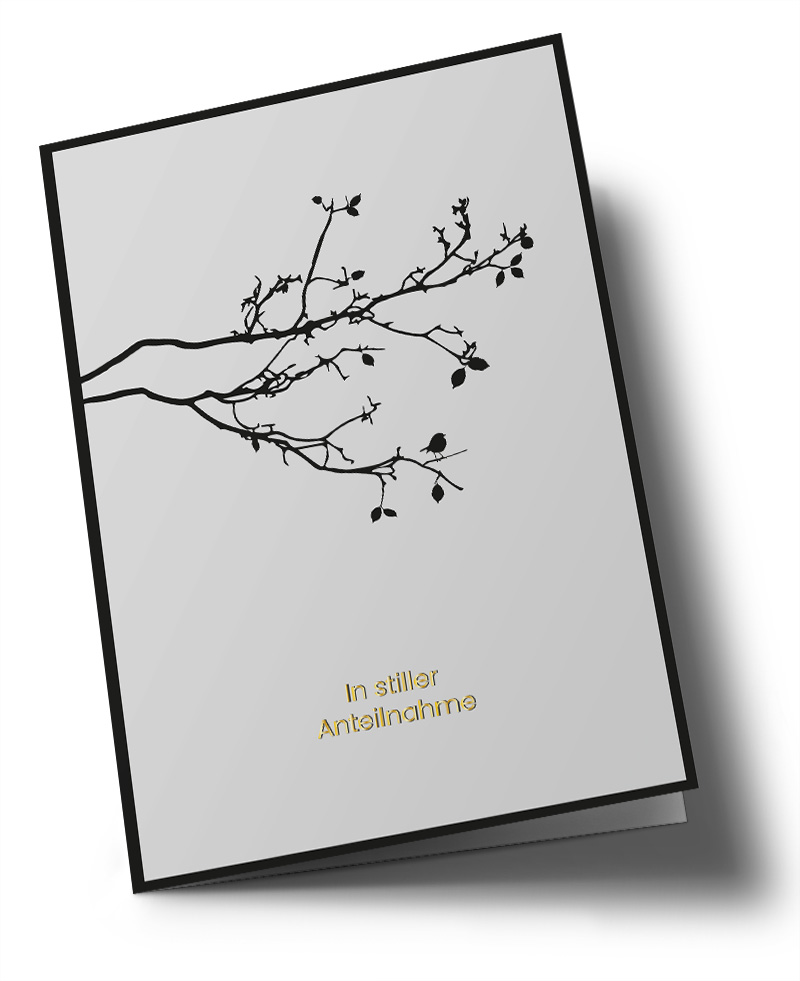 Doublecard C6 - Toni Starck - Branch, In stiller Anteilnahme