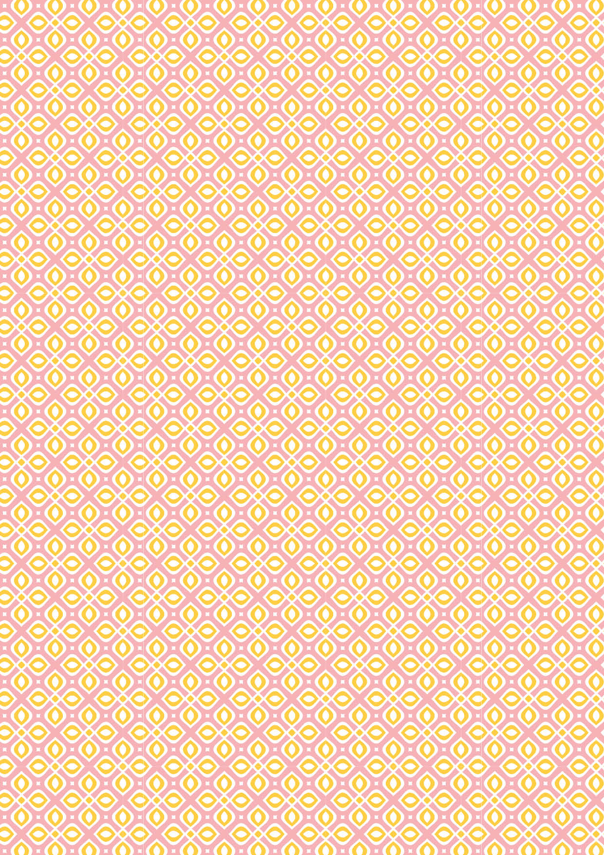 Wrapping paper - Toni Starck Pattern - Buttercreme Rosy