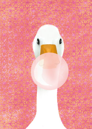 Postcard - Toni Starck - Bubble Duck