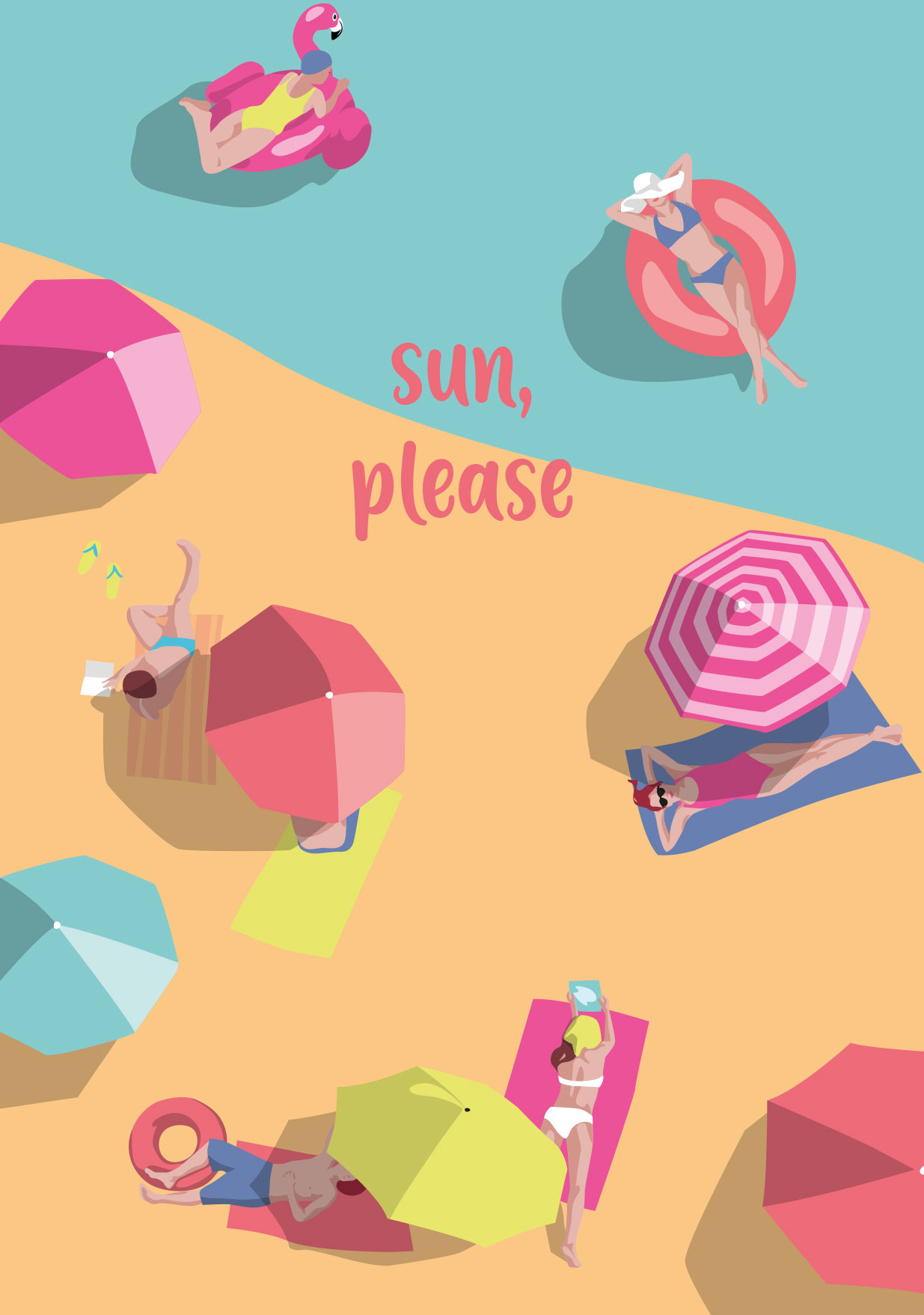 Postkarte - luminous - Sun please