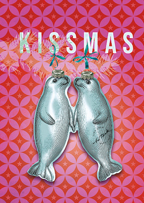 Postcard - La Tack - kissmas