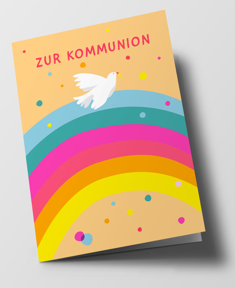 C6 folding card - nola - communion