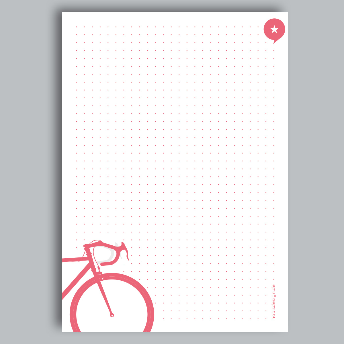 Notepad A5 - neonstyle - RacingBike medium Notepad A5 - neonstyle - RacingBike medium