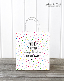 Geschenktüte Midi - Confetti