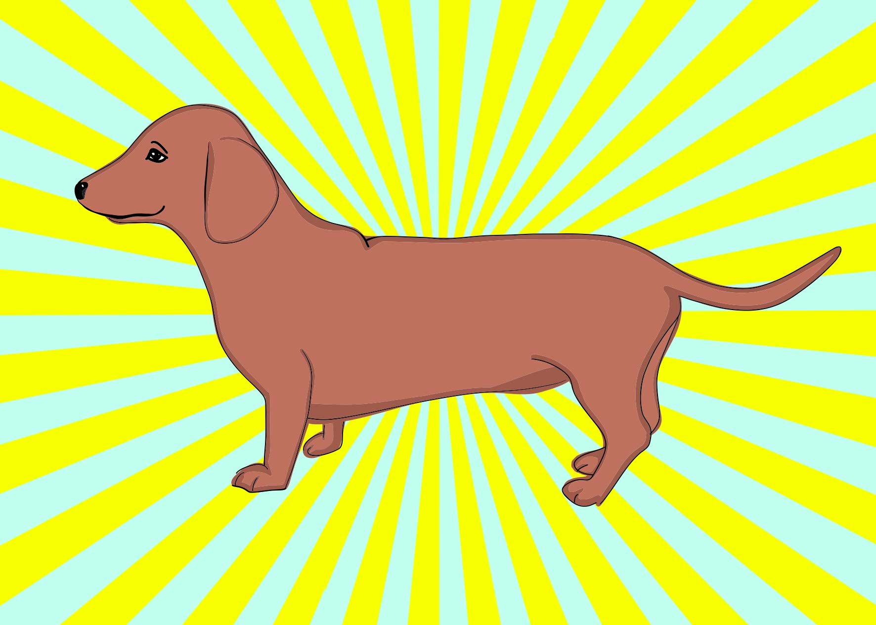 Postkarte - Limo & Mo - Dackel Postkarte - Limo & Mo - Dackel