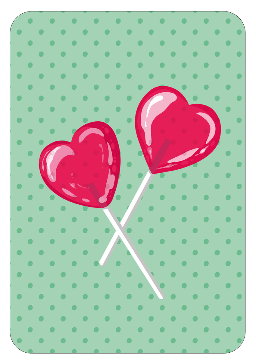 Postkarte - Toni Starck - Lollipop - Leart Lollipop
