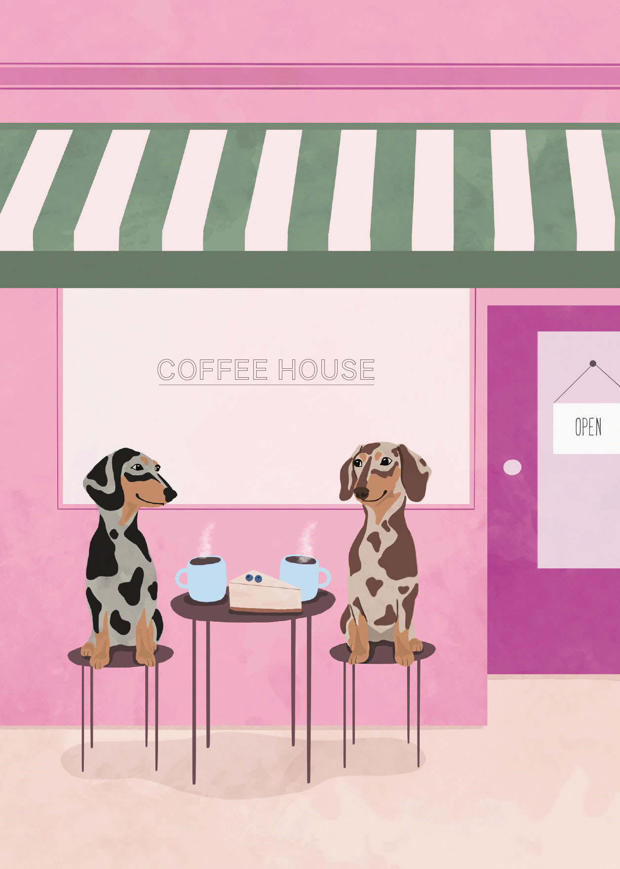 Postkarte - Alfie's Greetings - Coffee Date