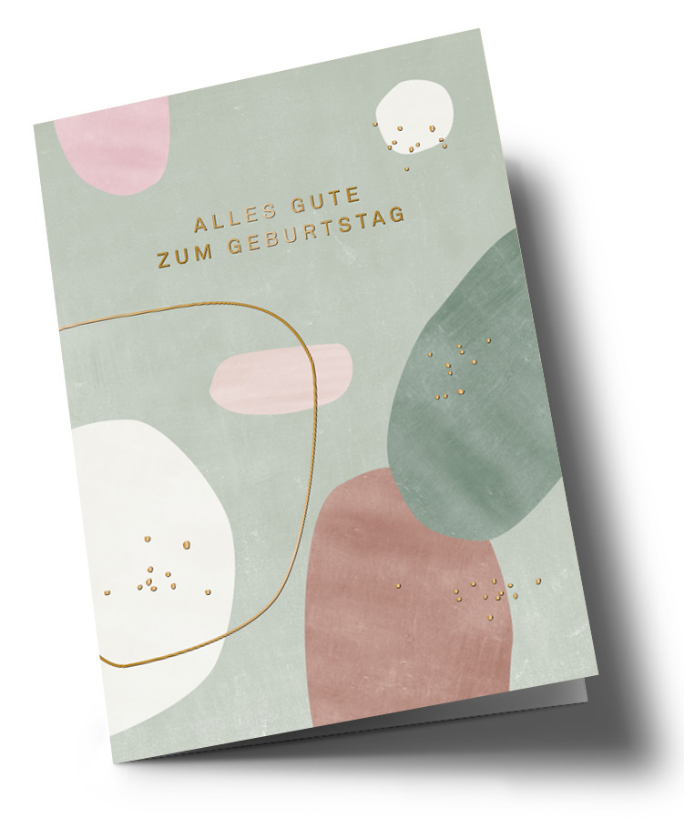 Doublecard C6 - Designfräulein - Alles Gute green