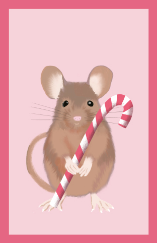 Minicard - Toni Starck - Candy Mouse Minicard - Toni Starck - Candy Mouse