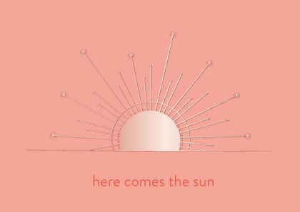 Postkarte - Toni Starck - may the sun shine