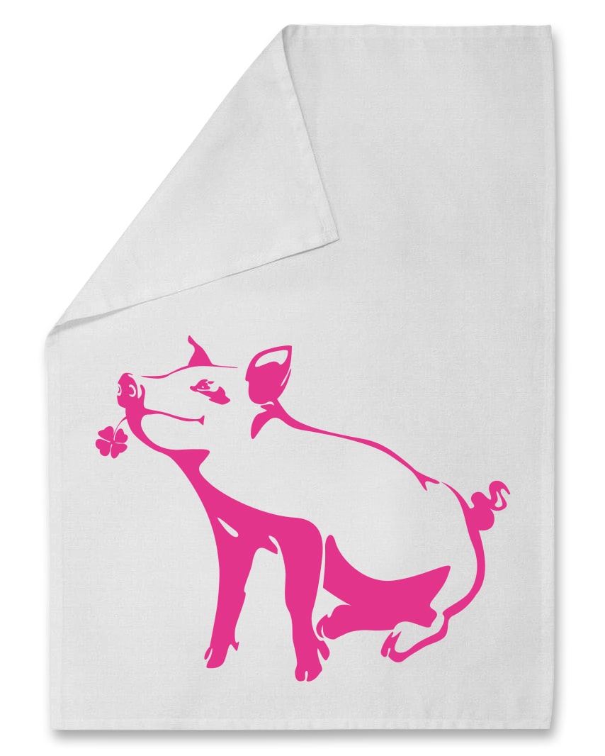 Tea towel - Pig