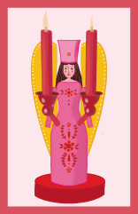 Minicard - Toni Starck - Candleholder