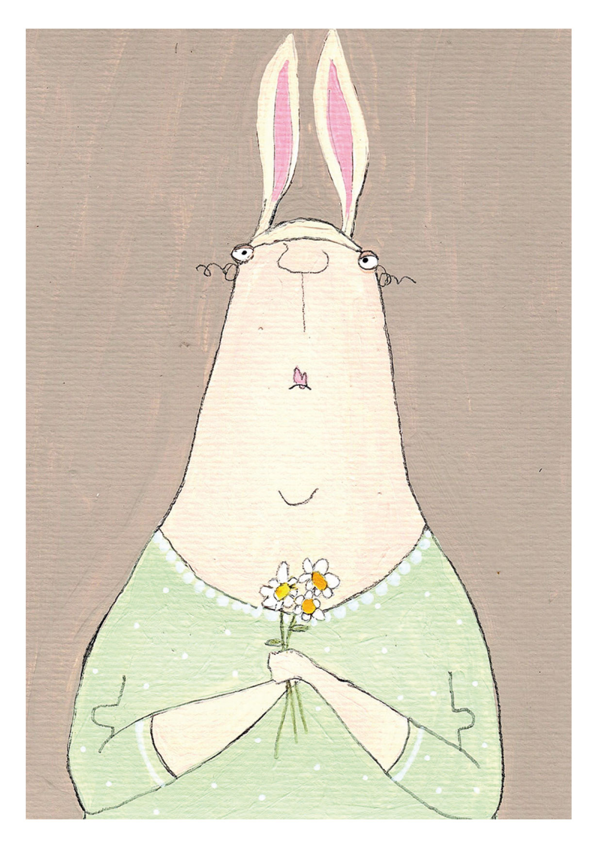 Postkarte - kittiekatstudio - bunny