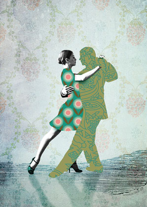 Postcard - La Tack - tango