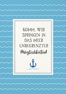 Postkarte - La Card - Meer der unbegrenzten Möglichkeiten