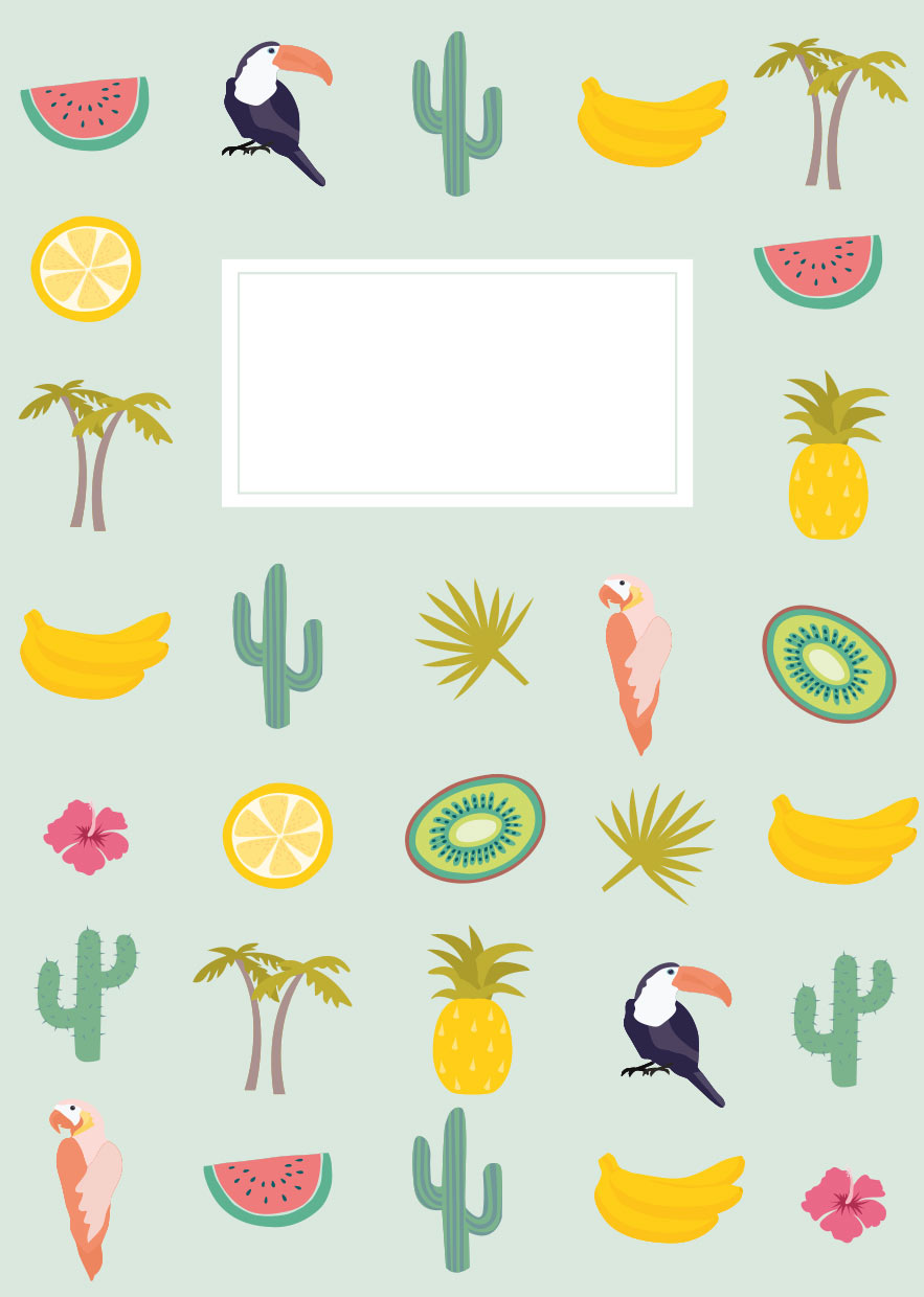 Booklet A5 - crissXcross - Tropical Booklet A5 - crissXcross - Tropical