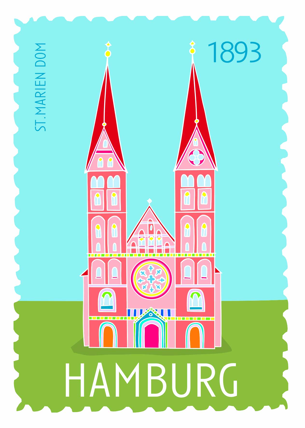 Postkarte - Limo & Mo - St.Marien Dom