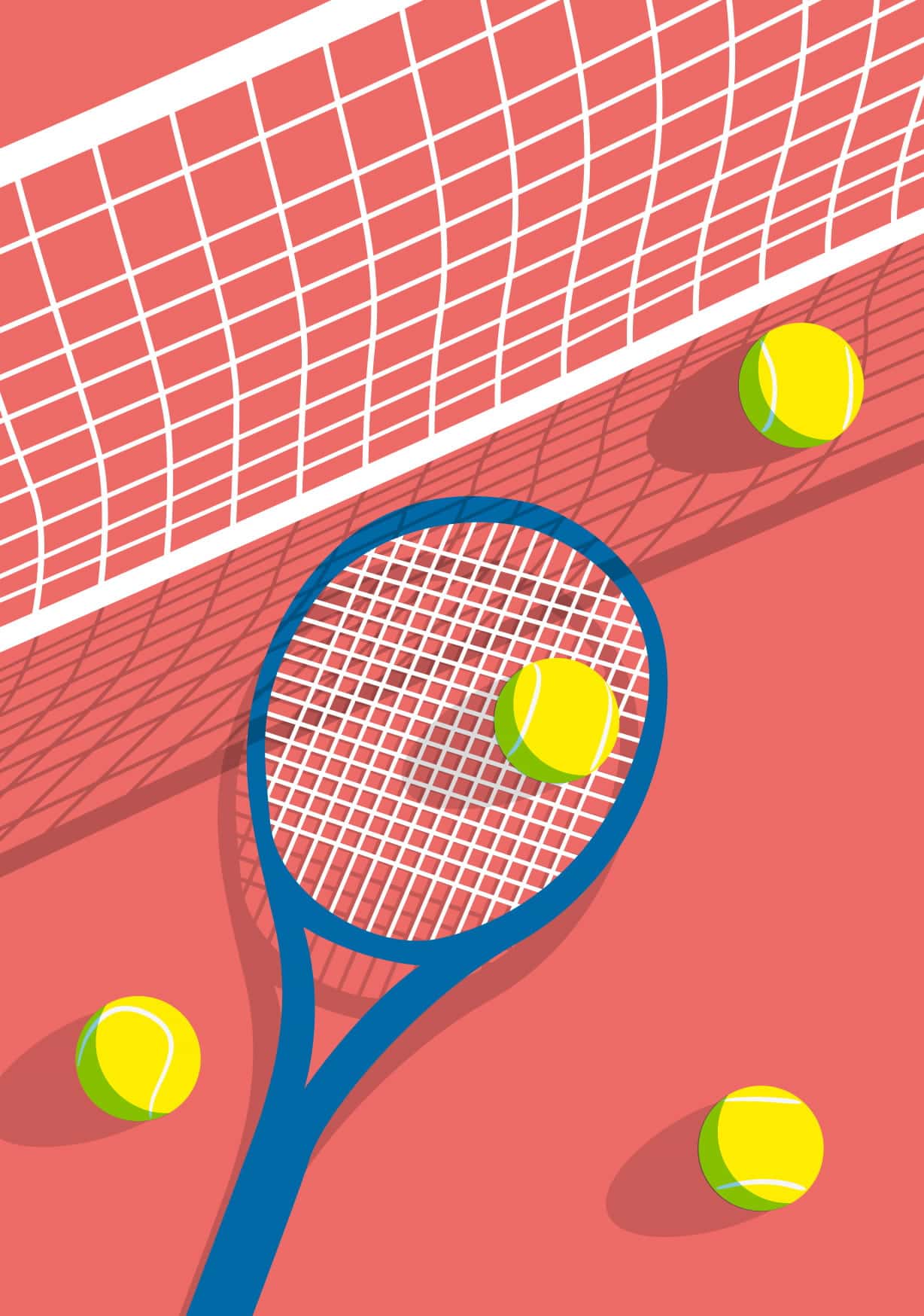 Postcard - sports - Tennis