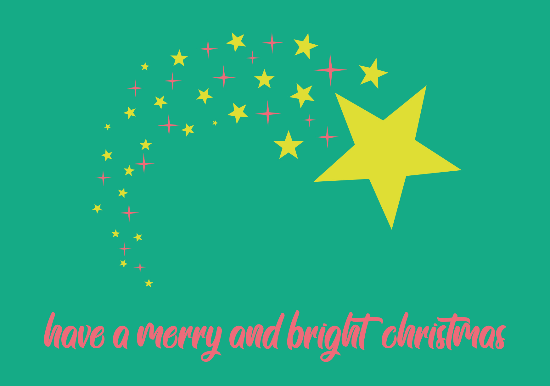 Postkarte - luminous - Have a merry and bright