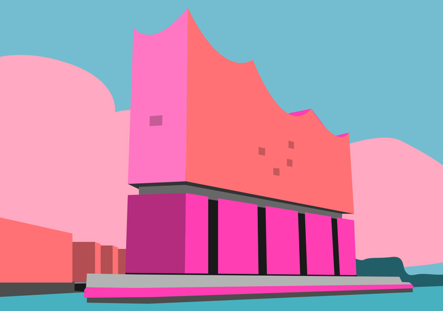 Postcard - Bon Voyage - Elbphilharmonie, Hamburg