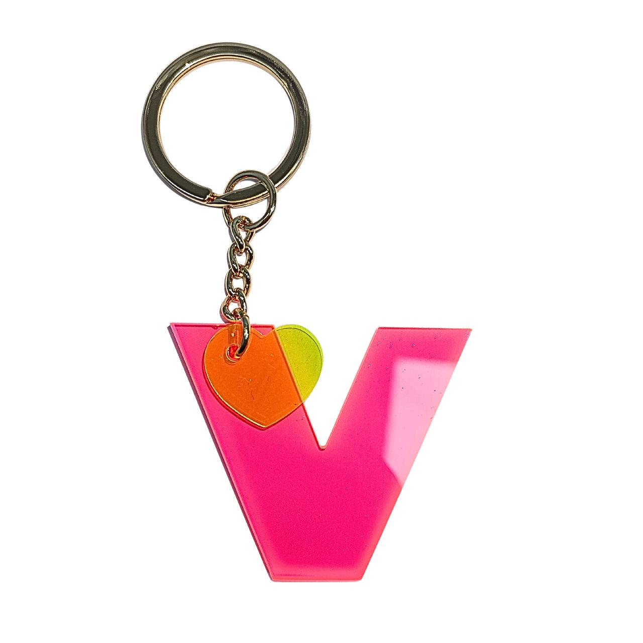 Happy Letters - V - pink Happy Letters - V - pink
