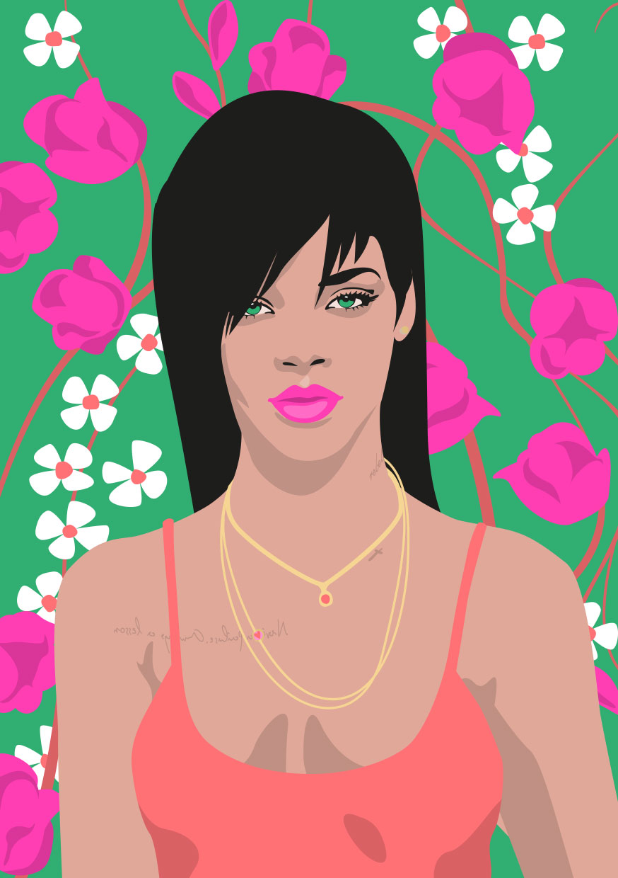ArtPrint A5 - pop art new generation - Caribbean Pop Star ArtPrint A5 - pop art new generation - Caribbean Pop Star