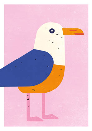 Postcard – Daria Ivanova – seagull