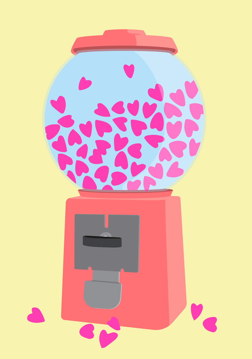 Postkarte - luminous - Herzenspender