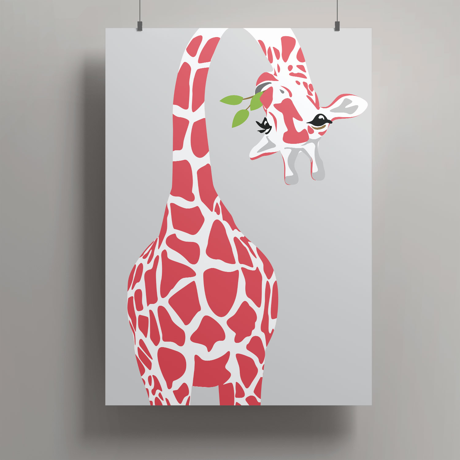 Artprint A3 - Giraffe
