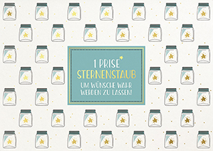 Postkarte - La Card - Sternenstaub Postkarte - La Card - Sternenstaub