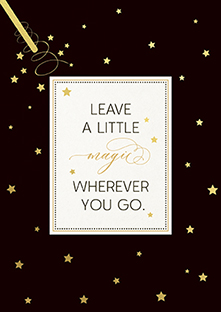 Postkarte - La Card - A little magic