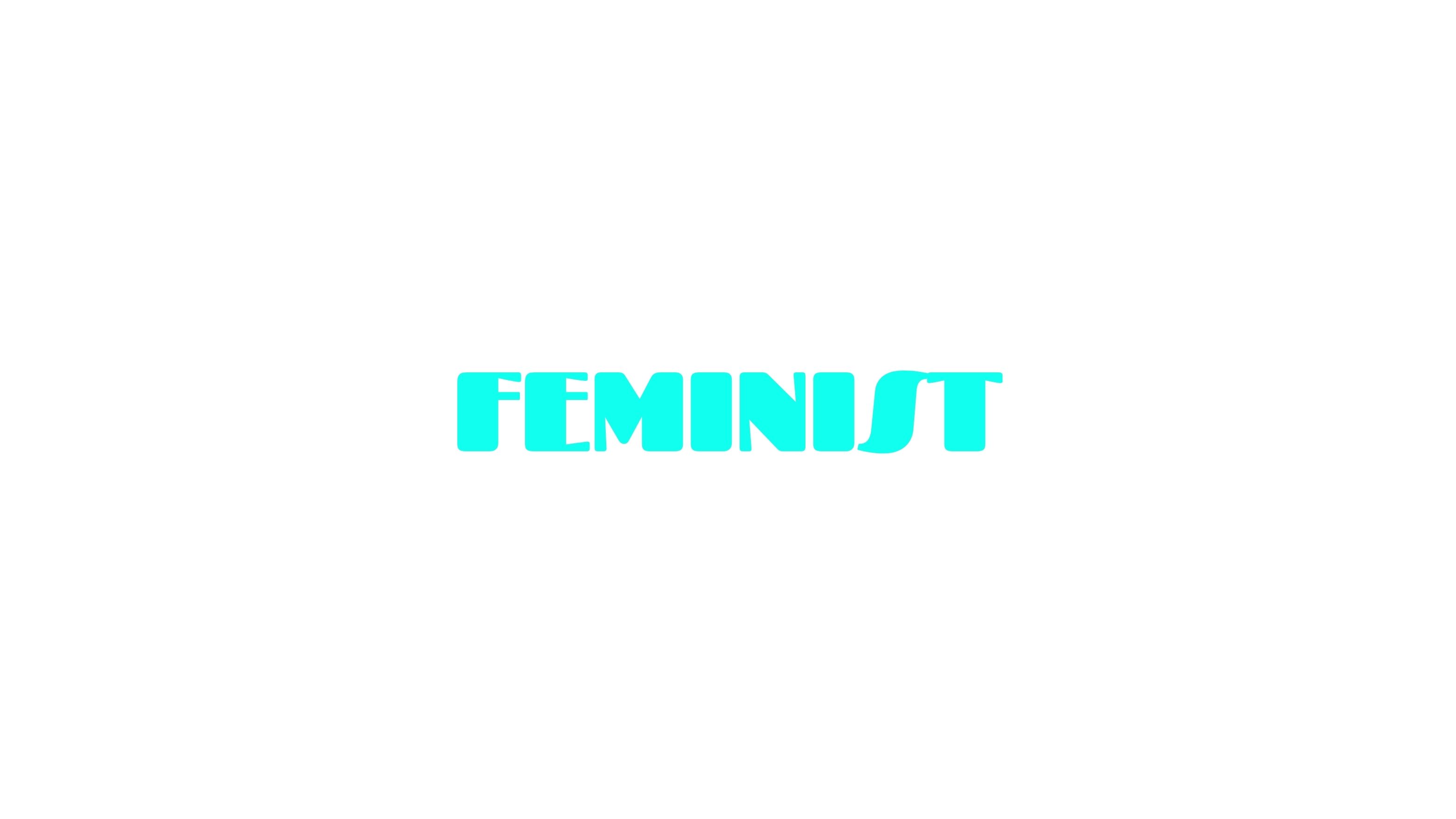 Bügelbild - feminist