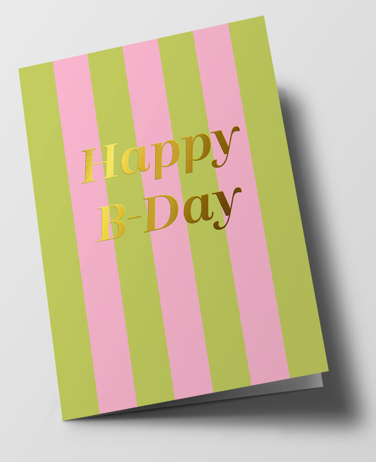 C6 Folded Card - Chelsea - Happy Birthday