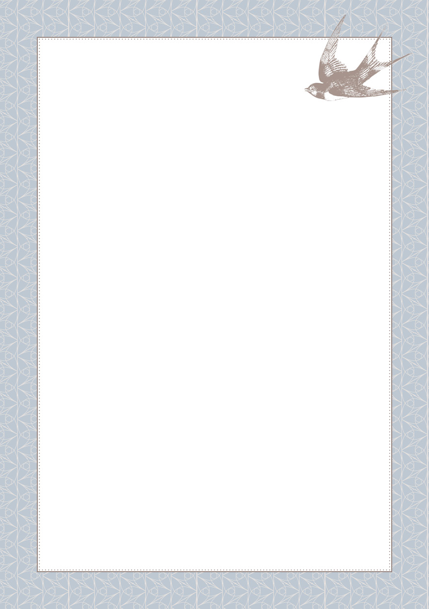 Notepad A5 - Toni Starck Pattern - Blue lightness Notepad A5 - Toni Starck Pattern - Blue lightness