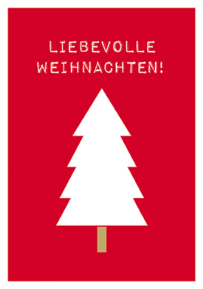 Postkarte - La Card - Liebevolle Weihnachten