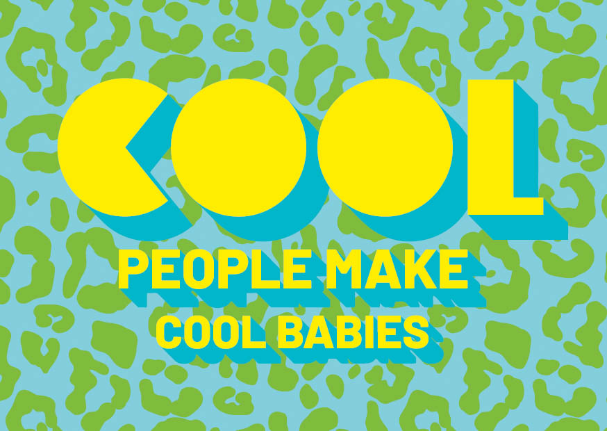 Postcard - happy wrong - Cool people