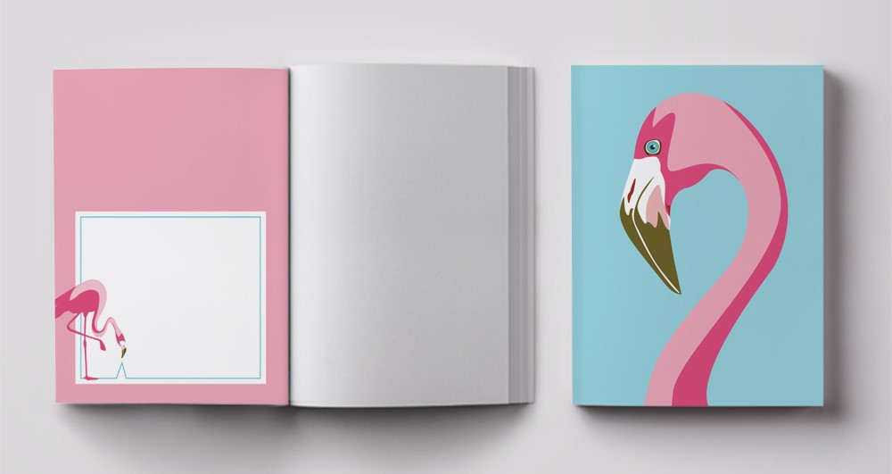 Heft A6 - crissXcross - Flamingo