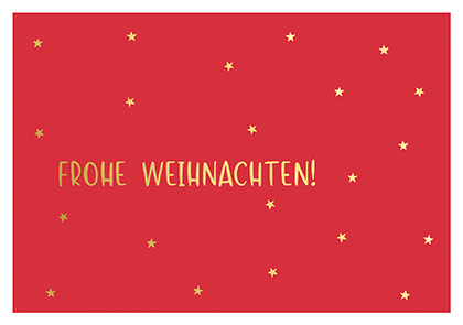 Postkarte - La Card - Ministerne, rot