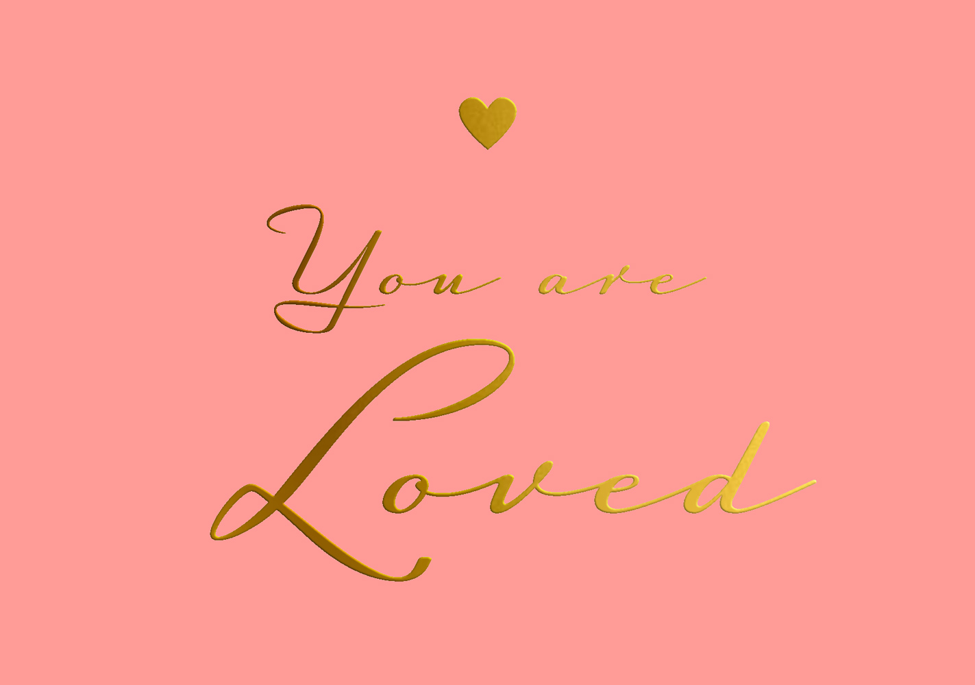 Postcard - pure - you are loved
