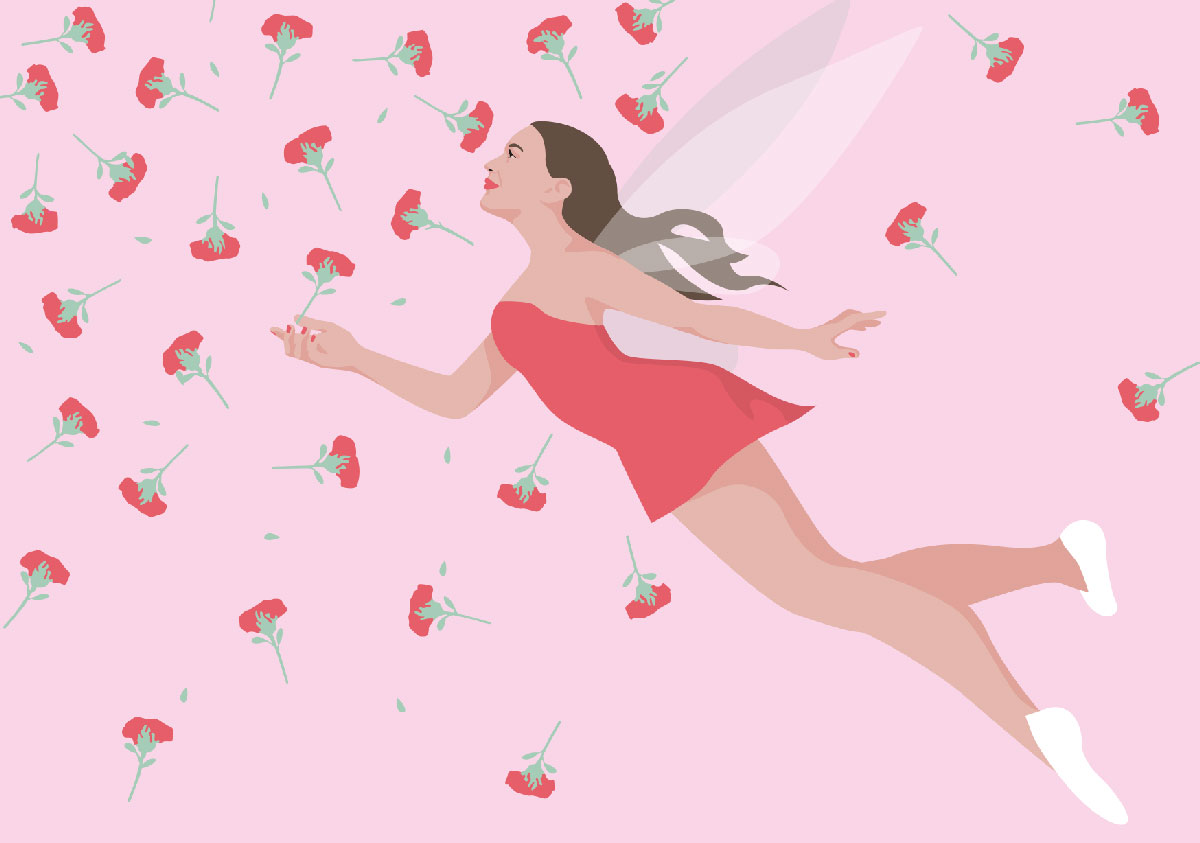 Postcard - luminous - Magic Fairy