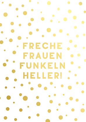 Postkarte - La Card - Freche Frauen