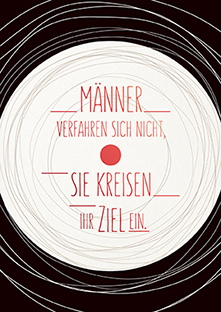 Postkarte - La Card - Männer Postkarte - La Card - Männer