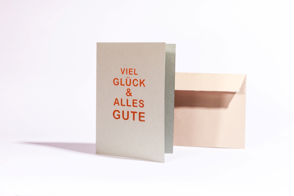 Doublecard C6 - pure - Viel Glück & Alles Gute Doublecard C6 - pure - Viel Glück & Alles Gute