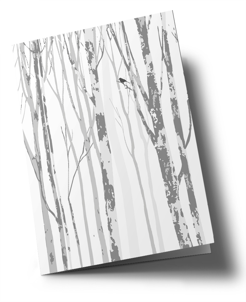 Doublecard C6 - Toni Starck - Birch trunks