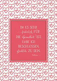 Postkarte - La Card - Voltaire